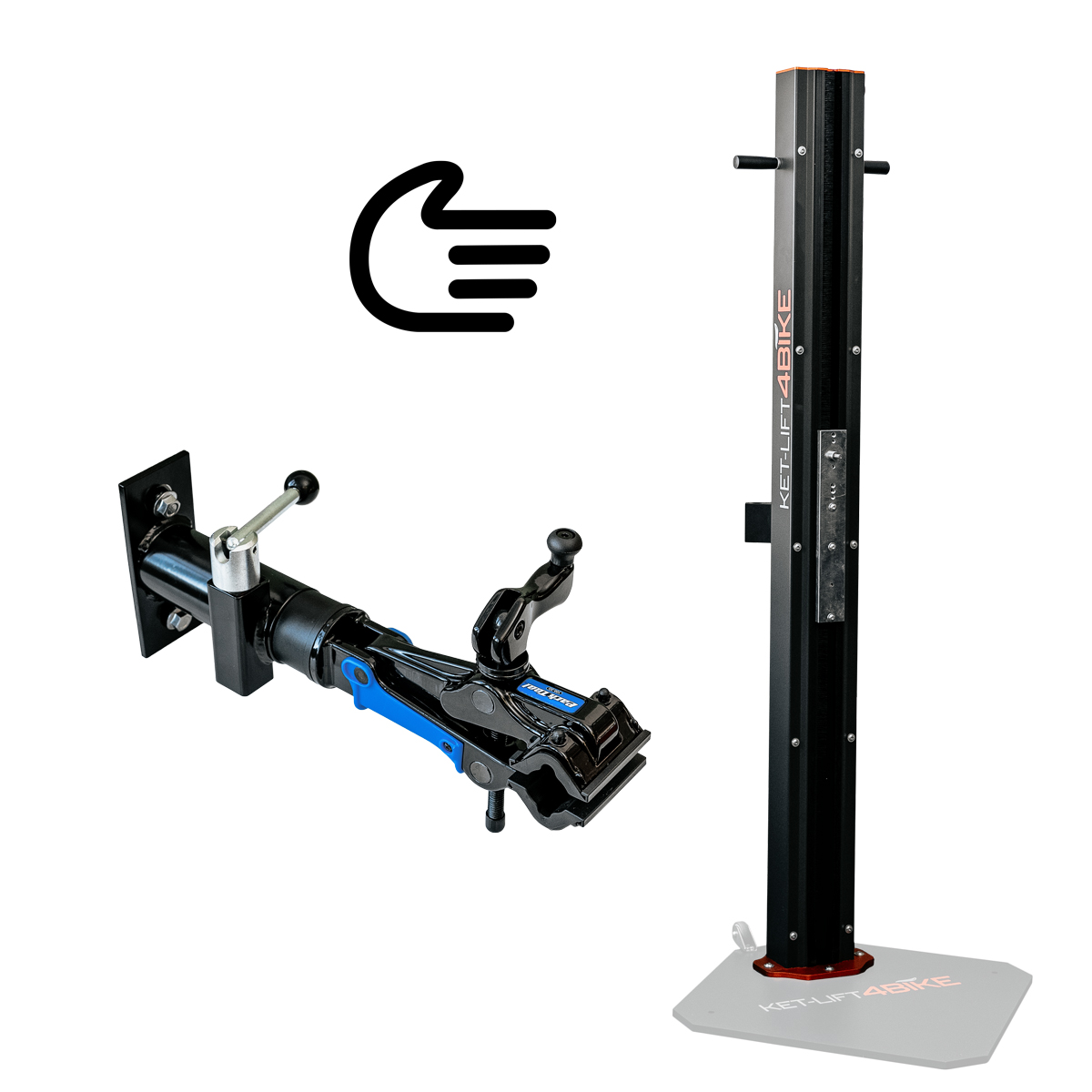 Bike repair stand manual with mounting clamp Park Tool
